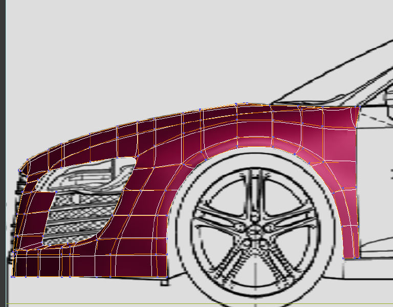  3D Max Araba Modelleme Audi R8