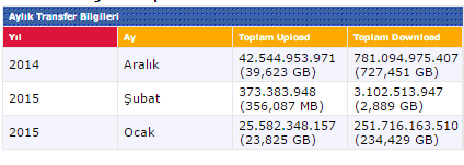  OCAK AYI DOWNLOAD SIRALAMASI- 0,98 TB DOWNLOAD REKOR