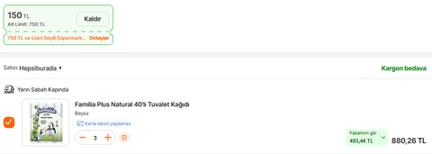 Tuvalet Kağıdı ve Kağıt Havlu Fırsatları - Ana Konu