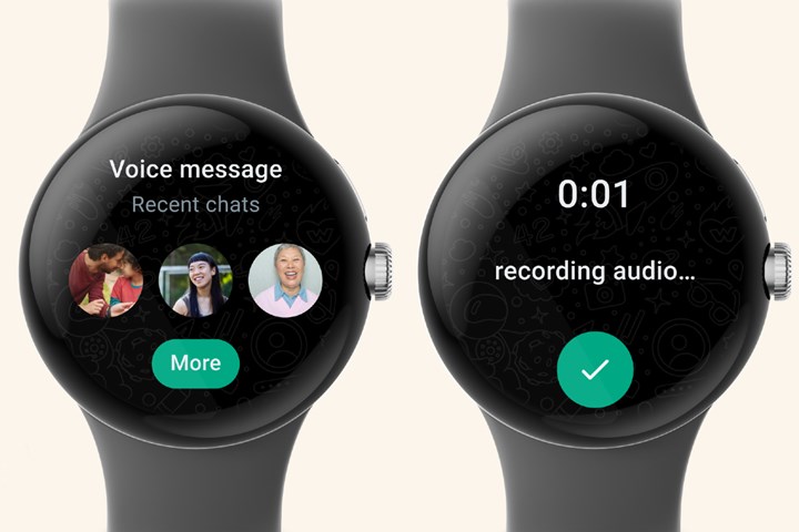 WhatsApp, Wear OS akıllı saatlerde yerini aldı