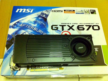  MSI GTX 670 OC Geliyor