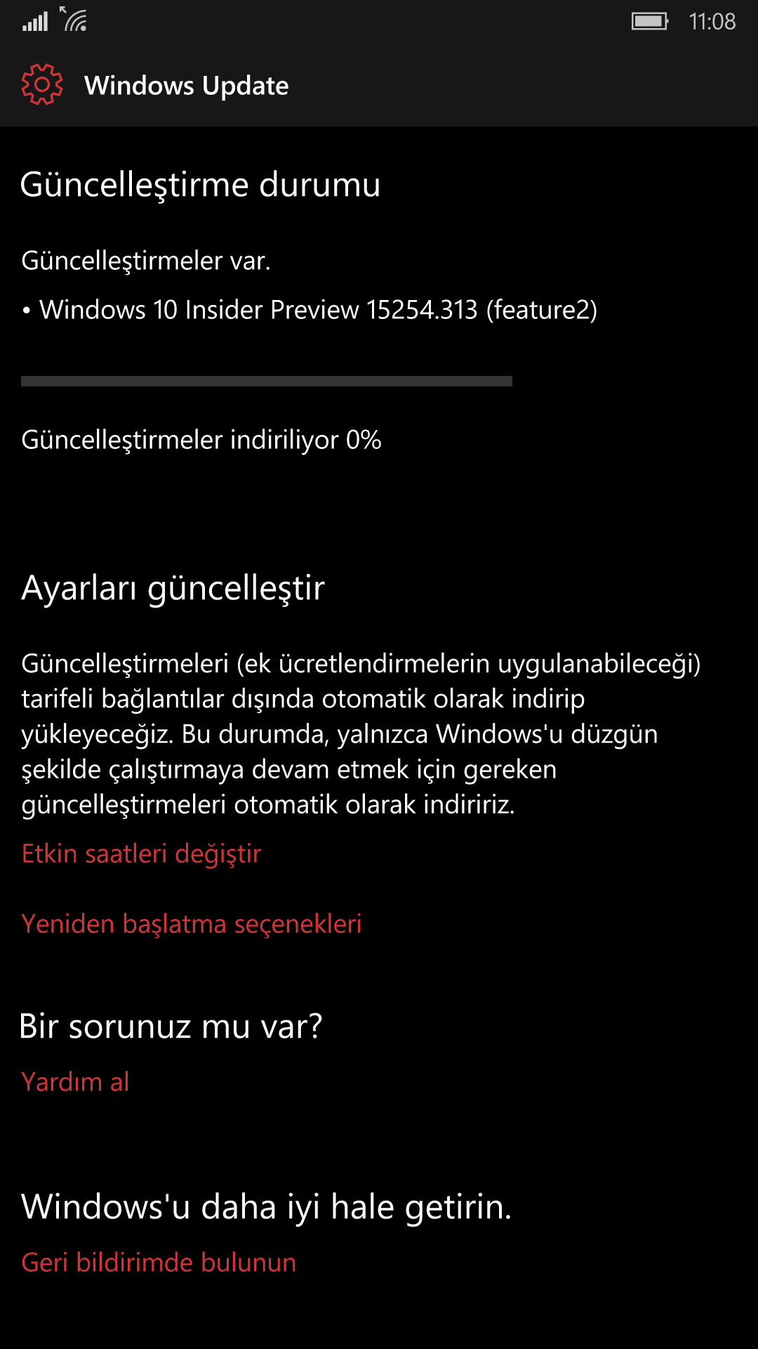  Windows 10 Mobile Güncelleme ve Bilgi Paylaşım Ana Konusu