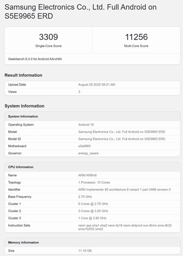 Exynos 2600 bu sefer iddialı geliyor: Geekbench sonuçları ortaya çıktı