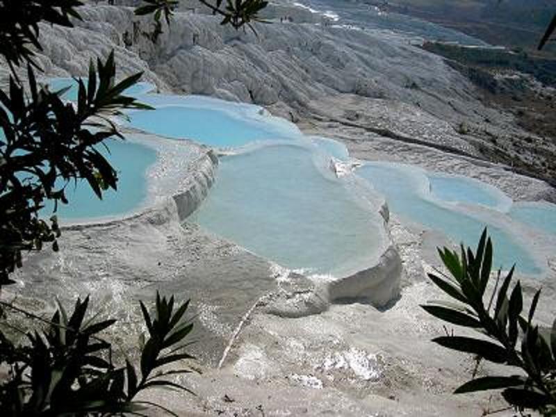  best of the world natural infinity pool Pamukkale Denizli Turkey Eeurope.dünyanın en güzel sosuzluk