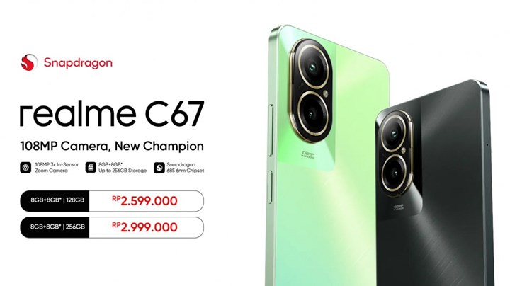 Realme C67 4G tanıtıldı: Dinamik Ada, 108MP kamera ve daha fazlası