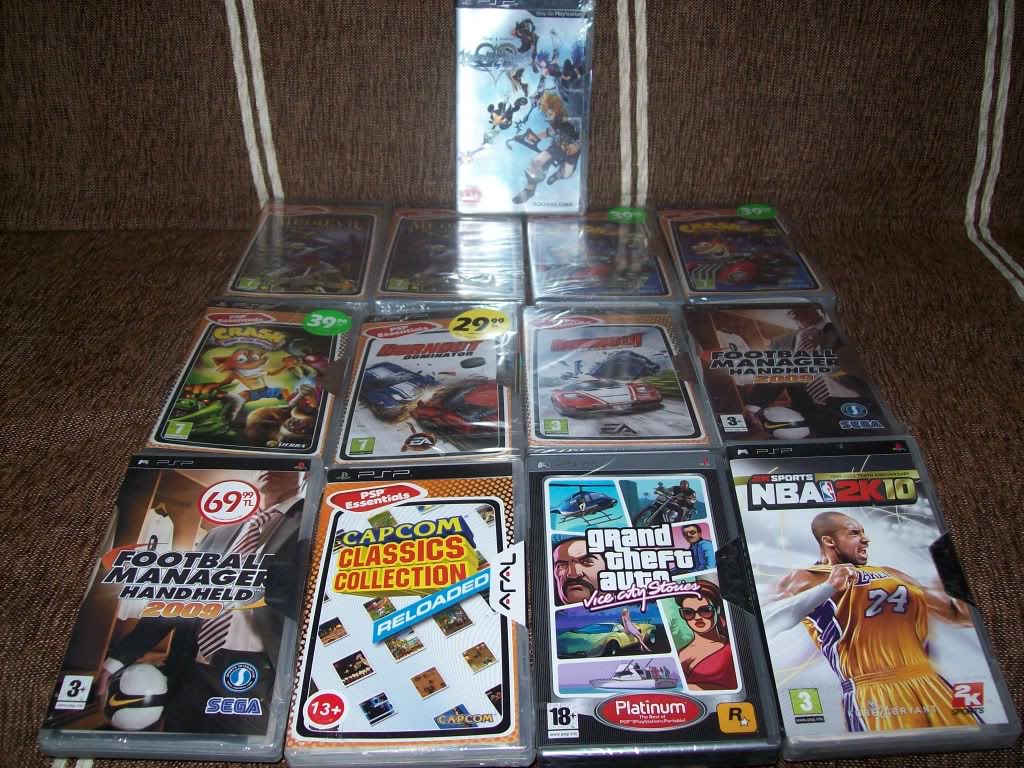  Şok Fiyatlar - Tamamı Sıfır Jelatininde Aral Bandrollü PS3 ve PSP Oyunları