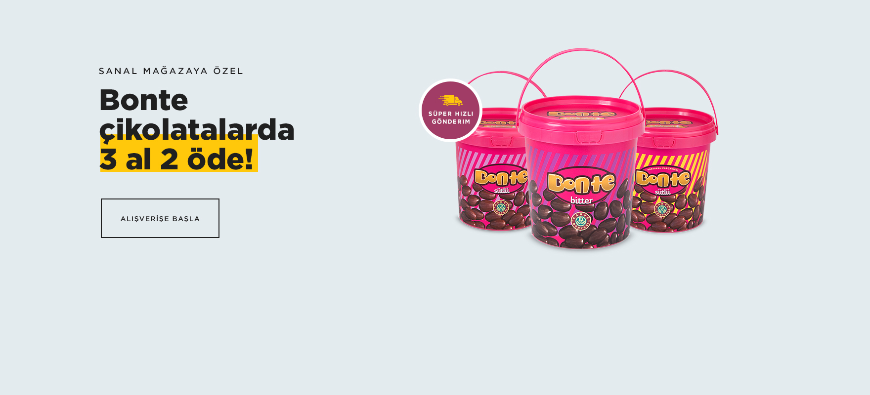 Bonte 3 al 2 öde - Kahve Dünyası