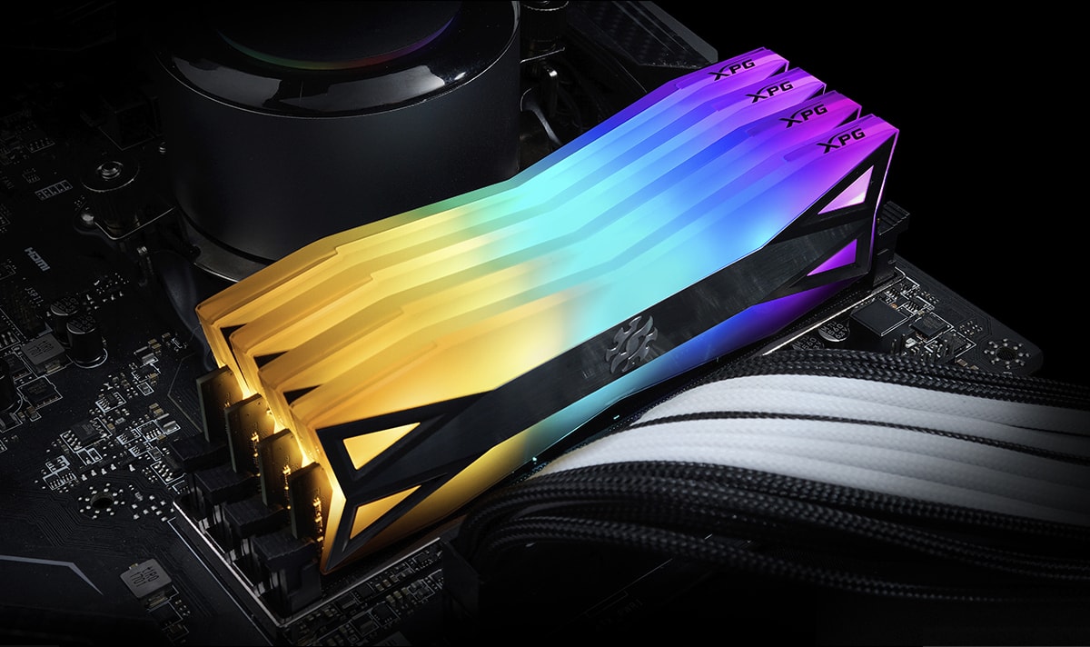 609 TL XPG 16GB (2x8GB) Spectrix RGB Tungsten 3200MHz DDR4 CL16 Dual Kit Ram