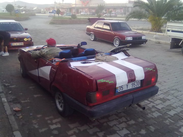  Başı açılık araba deneyimleri