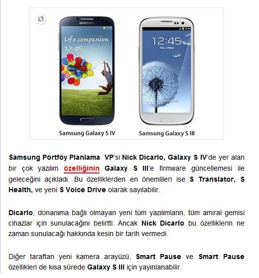 HTC : Galaxy S4 sonraki büyük fiyasko