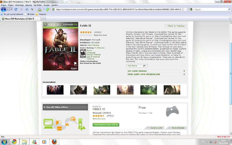  FABLE II LIVE MARKETPLACE'DE BEDAVA - DÜZELTİLDİ