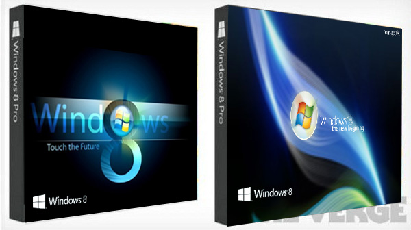 Windows 8 kutu tasarımları ortaya çıktı