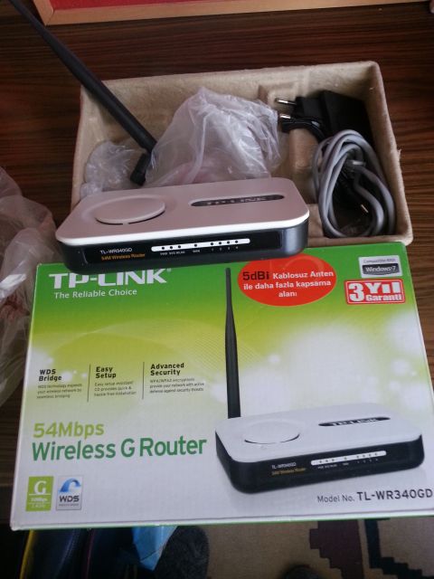  Tp-Link TL-WR340GD 4 Port 54M Wireless Router