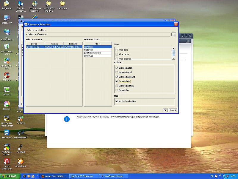  XPERİA 2011 SERİSİ - ROOT-BOOTLOADER-ROM-YAZILIM ve DİĞER İŞLEMLER