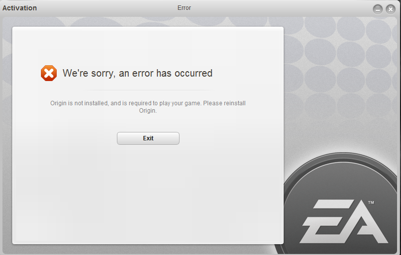  Fifa 15 , Origin is not installed and is requred to play your game. Please reinstall Origin - Hatası