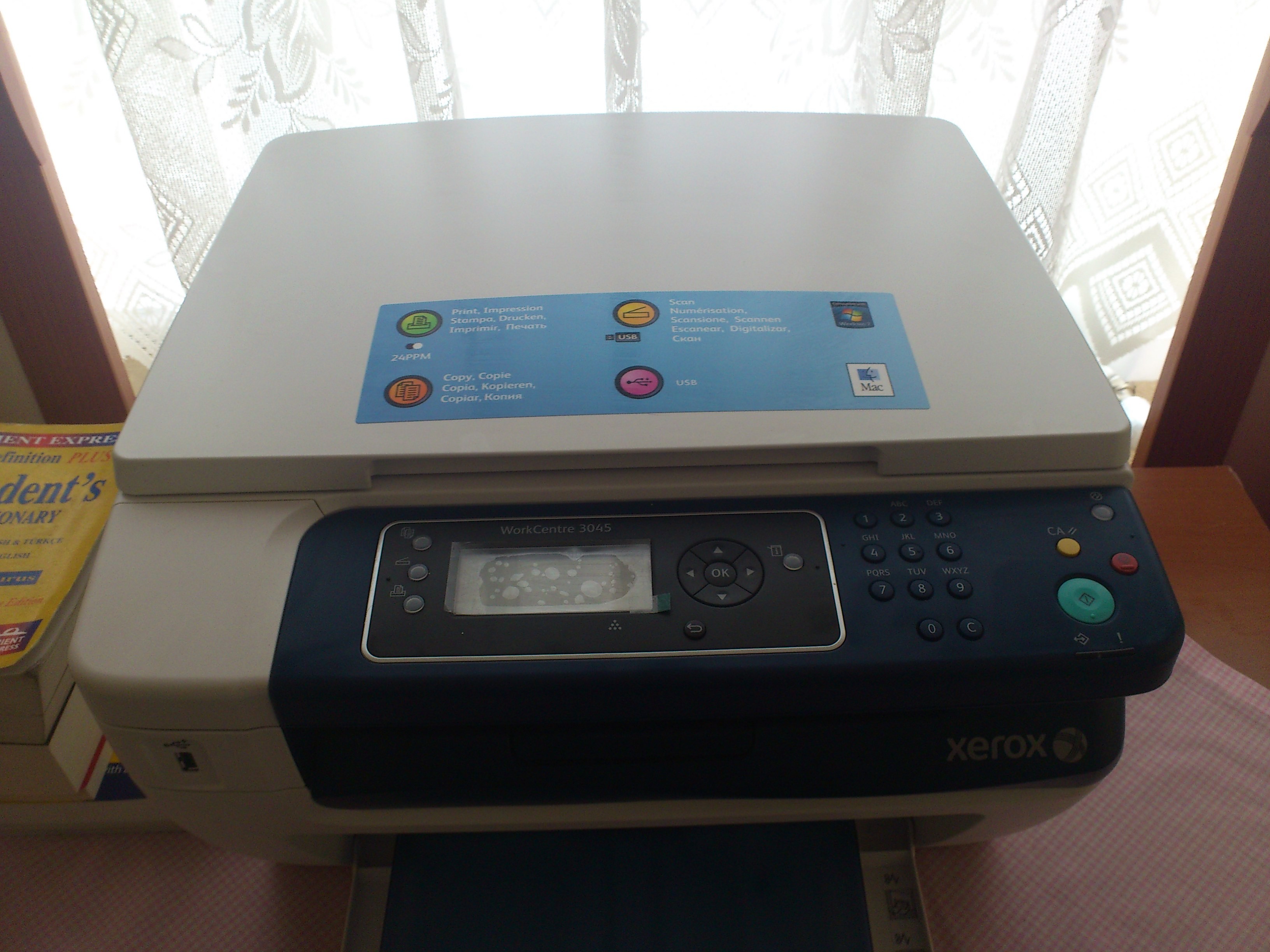  Xerox Workcentre 3045B yazıcı 1,5 ay kullanılmış ---> 200TL