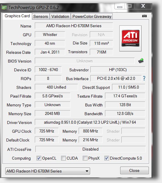  HP Pavilion DV6-6C04ET A7N36EA(7690M XT 2 GB DDR5) İnceleme Ve Test Sonuçları Eklendi