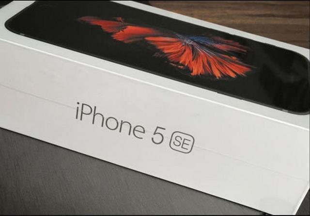 iPhone 5 SE Kutusunda Görüntülendi..