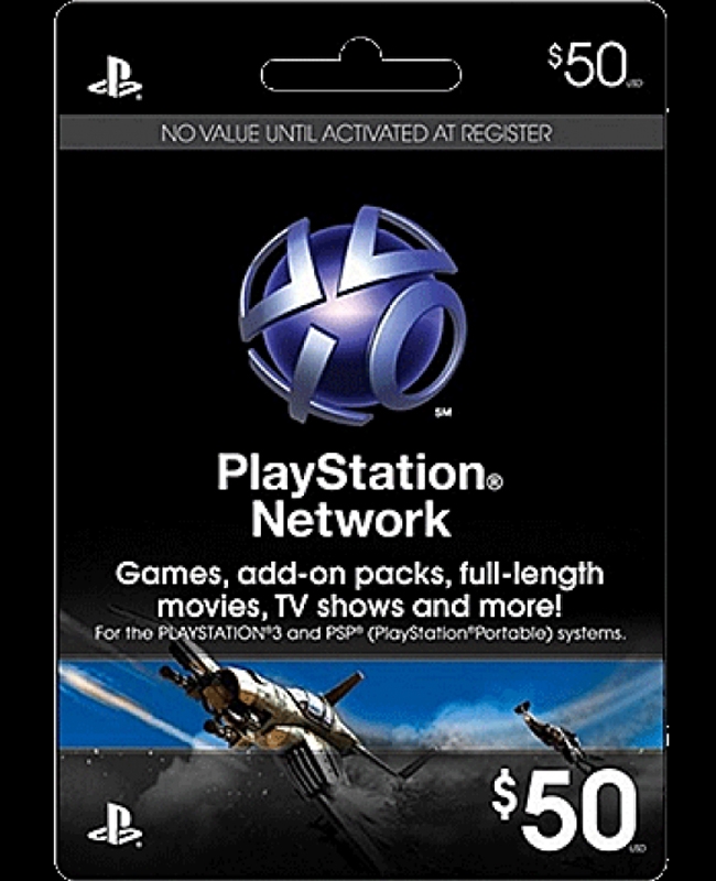  Satılık 50$'lık PSN Kartı