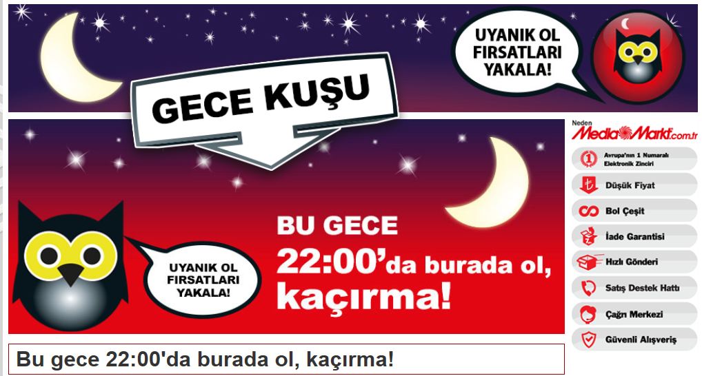  MEDIMARKT 19 ARALIK 2013 GECE KUŞU