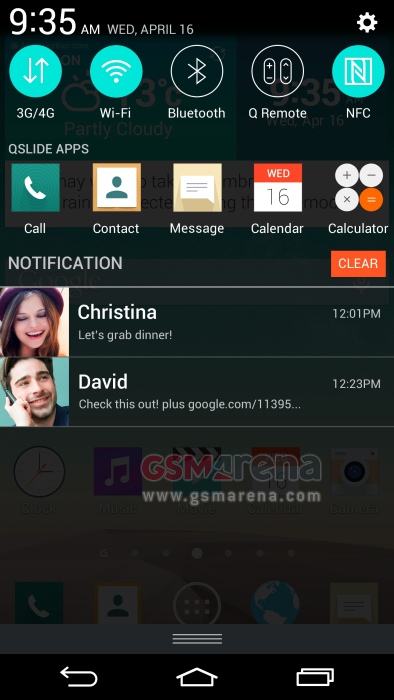  LG G3 üzerinde çalışan yeni Optimus arayüzüne ait ekran görselleri sızdırıldı