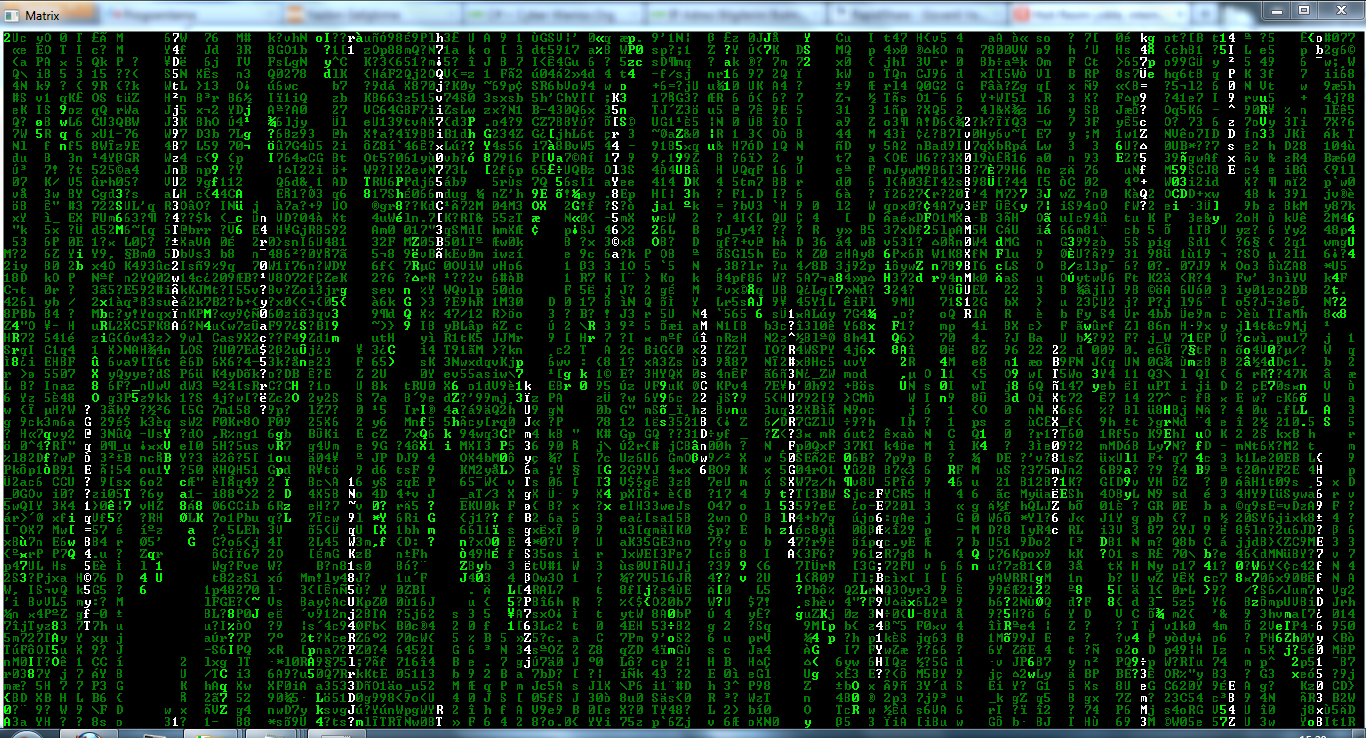  C# Console Matrix Kayan Yazılar (kaynak kod)