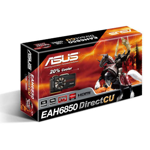  Satılık Asus HD6850 DirectCU (EAH6850 DC/2DIS/1GD5/V2) ekran kartı.