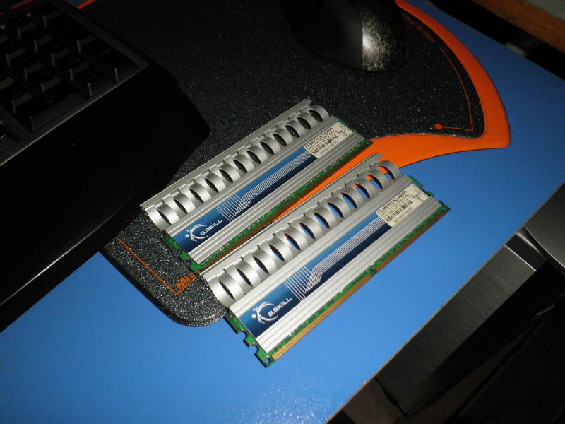  İNDİRİM SATILIK G.Skill  4GB DDR2 1100 MHZ ve  4GB Corsair Dominator 1066MHZ + Fan