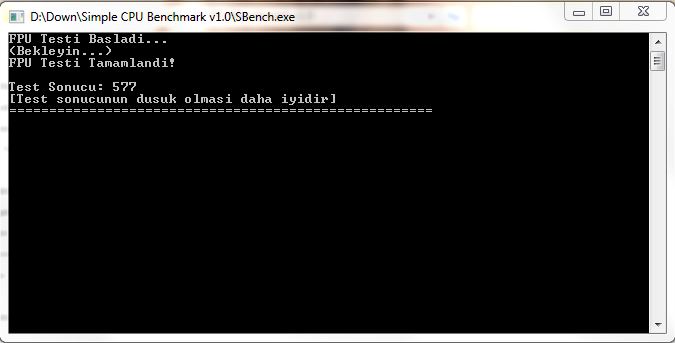  İşlemci FPU ve Tek Çekirdek CPU Performans Testi (Siz De Test Edin) [Güncel]