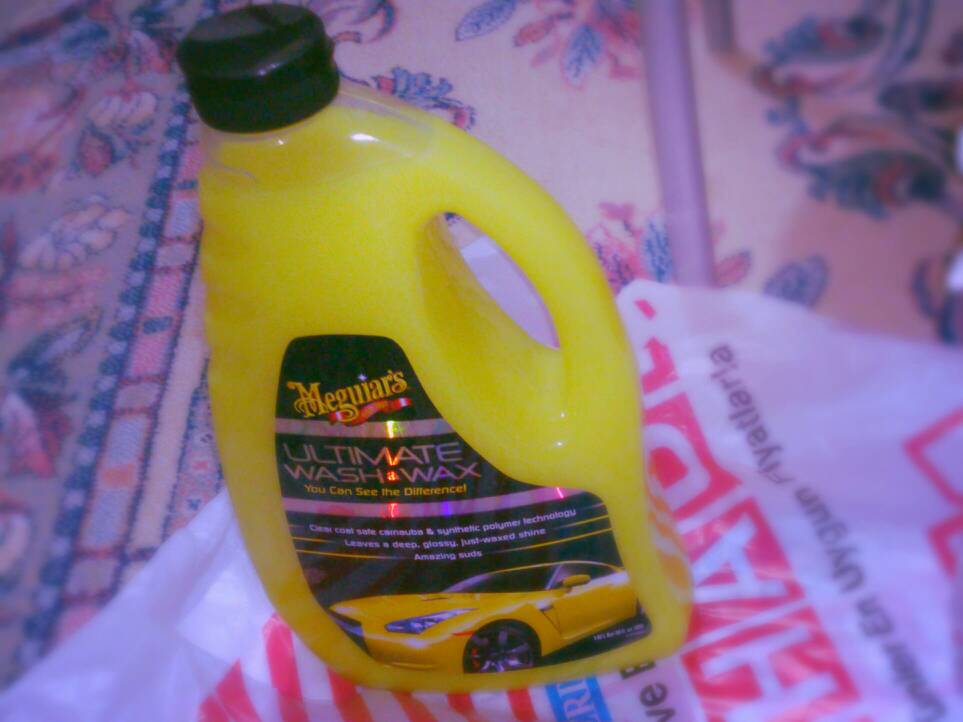  Meguiars Wash&Wax cilalı sarı bakım şampuanı (sıfır)