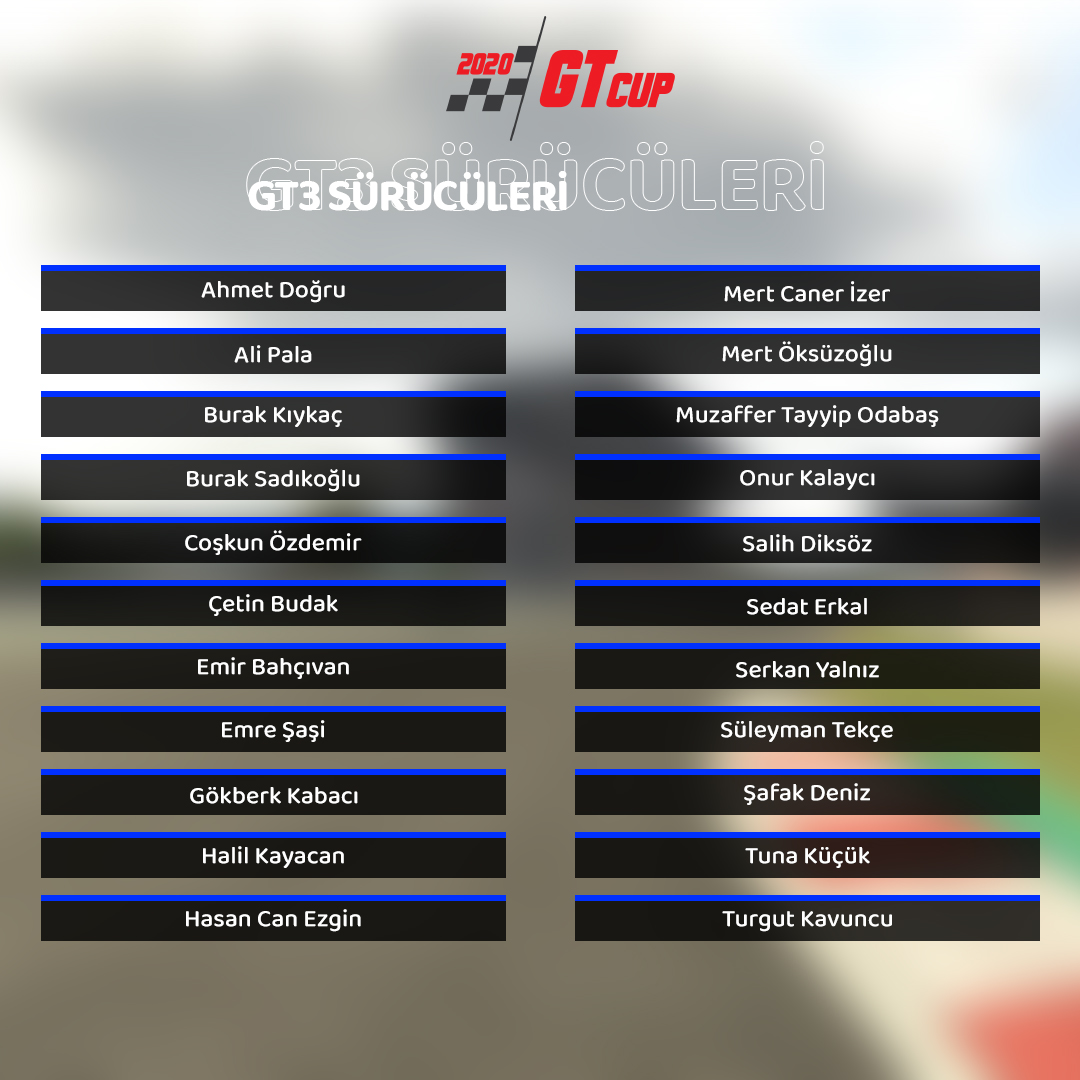 iRacing Türkiye 2020 GT Sprint Cup