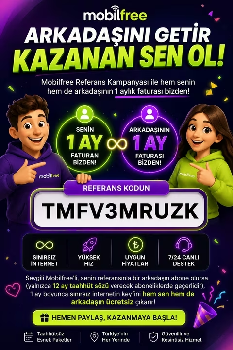 MobilFree Davetiye Paylaşım Konusu