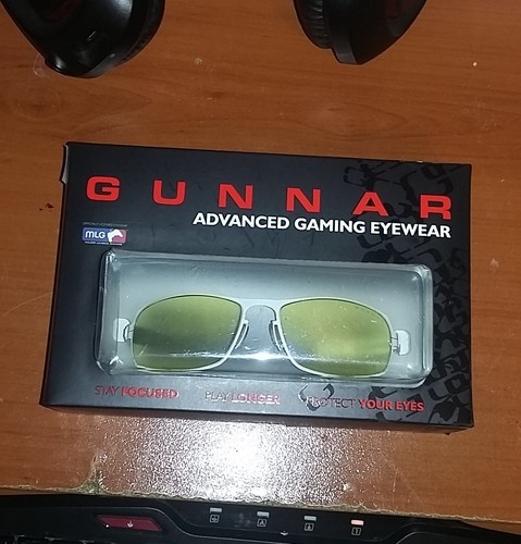 SATILIK/TAKASLIK Gunnar MLG Phantom Snow Onyx Oyuncu Gözlüğü (FİYAT REVİZE EDİLDİ)