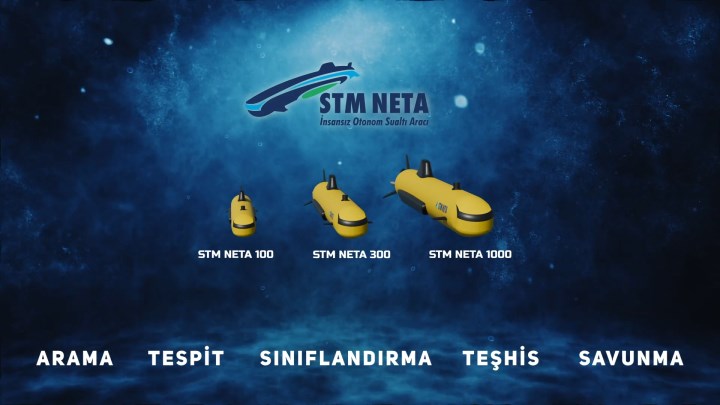 Denizlerin altında insansız nefer: STM NETA tanıtıldı