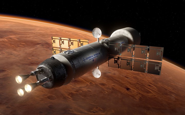 Mars yolculuğu için yeni nükleer roket tasarımı geliştirildi