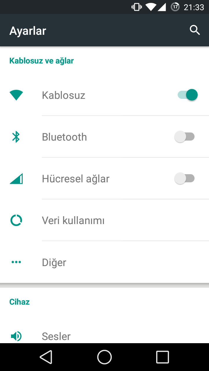 [2017.07.07] Turkcell T50 için CyanoganMod 12.1 (5.1.1), TWRP 3.0.2-3 ve Hafıza birleştirme