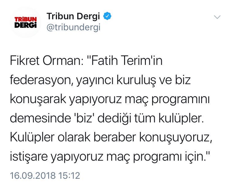 Fatih Terim Federasyonla Fikstür Düzenliyor Diyenlere Fikret Orman'dan Cevap 