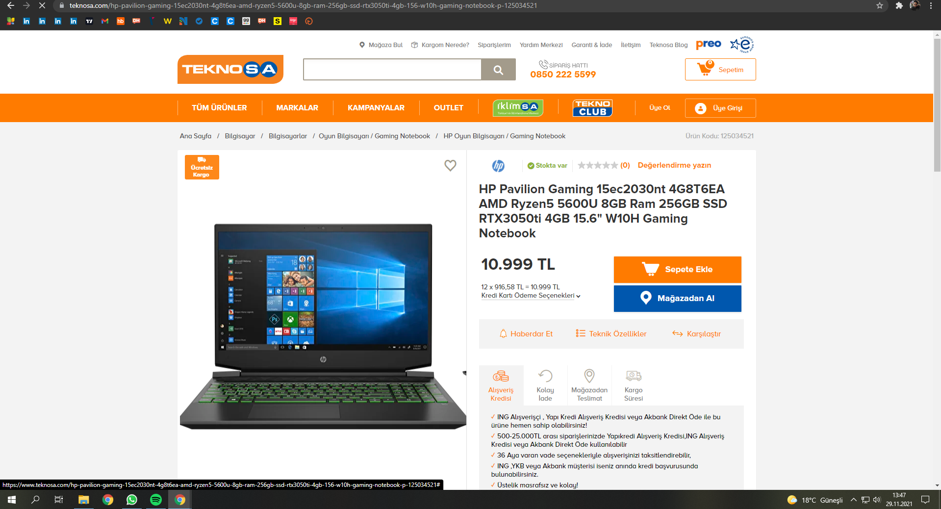 hp pavilion gaming 15ec2030nt