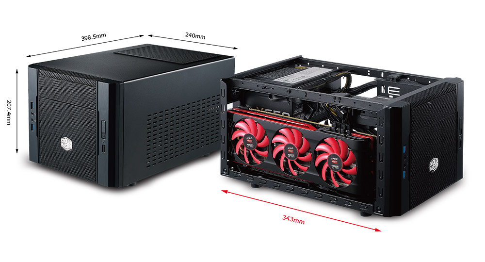 Mini-ITX Kasa Cooler Master Elite 130 (SIFIR)