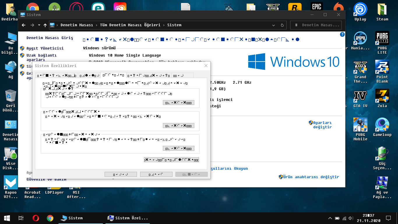 Windows 10 Yazı Fontu Sorunu