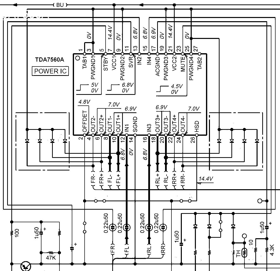  tda 7560 amp sorunu