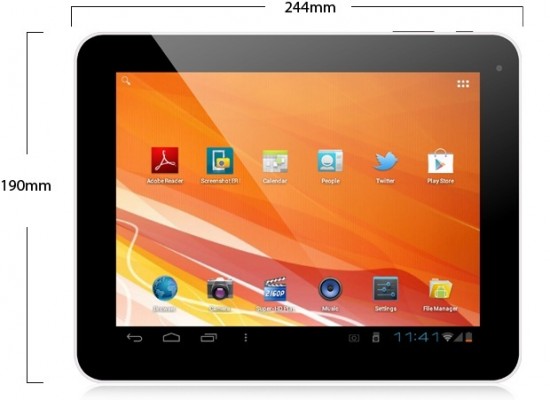  7-8 9.7 10 inç Android 4.0&2.3 Tablet PC`ler Ainol Fire Hero Crystal SmartQ Cube Onda Pipo 3G Tablet