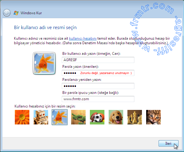  Windows Vista ya nasıl format atılır?ACİ