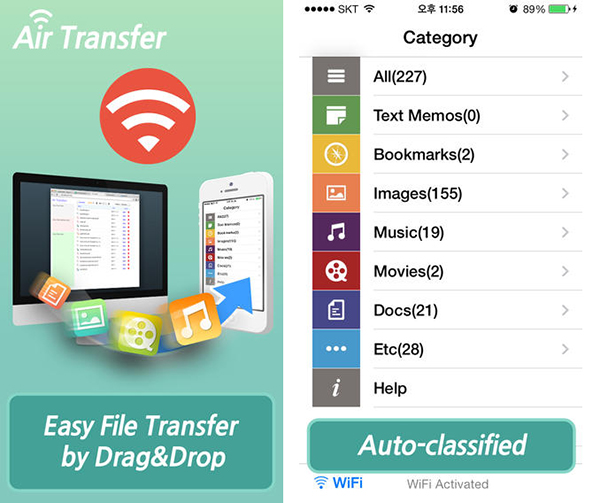 Bilgisayar ile iOS cihazlar arasında dosya aktarımı sunan Air Transfer+, bugün için ücretsiz