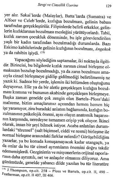  Bekaret Tabusu - Freud (1918)