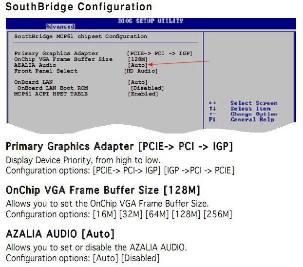 Low configuration