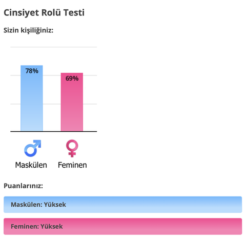 Maskülen misin? Feminen misin? (Cinsiyet Rolü Testi)