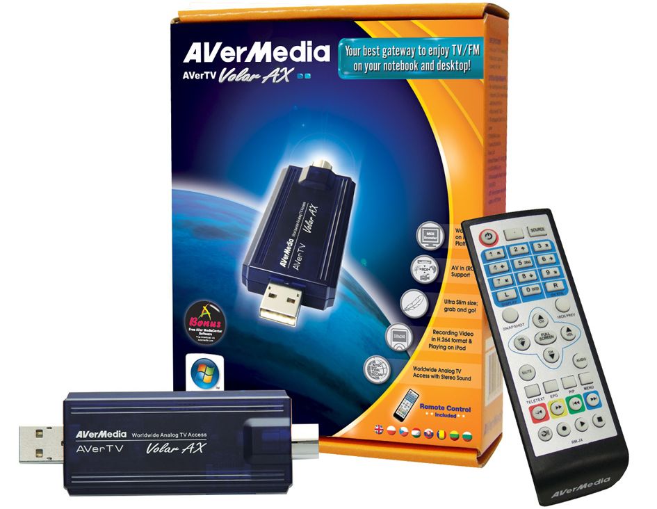 Ax tv. TV-тюнер AVERMEDIA Technologies AVERTV volar AX. TV-тюнер AVERMEDIA Technologies AVERTV Hybrid volar HX. TV Tuner AVERMEDIA volar AX. AVERMEDIA TV Tuner характеристики.