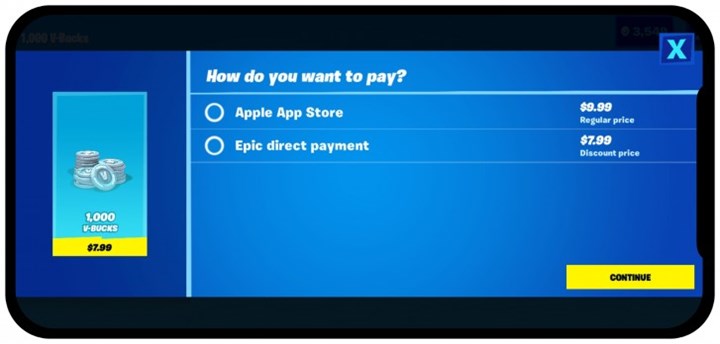 Fortnite yıllar sonra ABD App Store mağazasına geri dönüyor