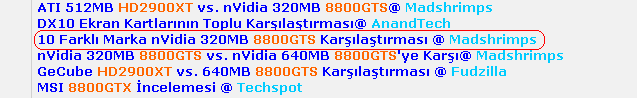  sparkle mı , msi mı , leadtek mi  8800 gts